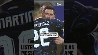 Messi is subbing on for Argentina 🇦🇷