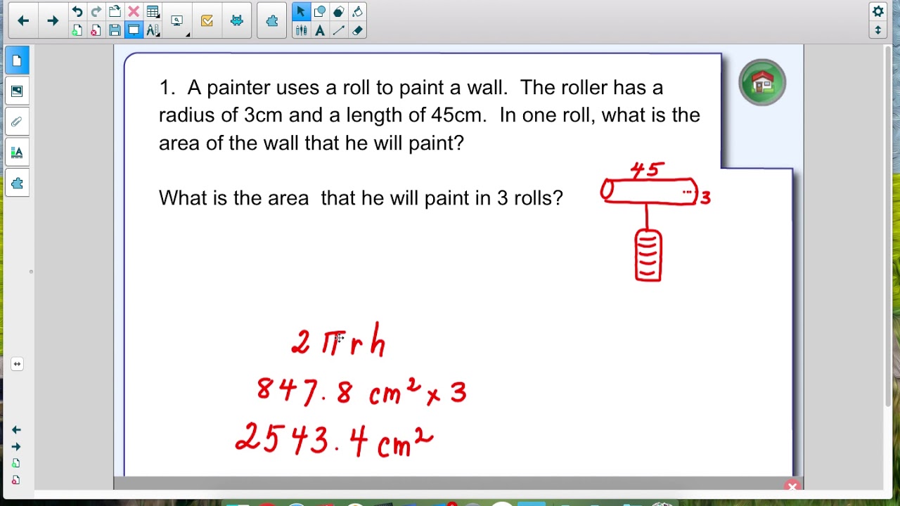 Surface Area Word Problems YouTube