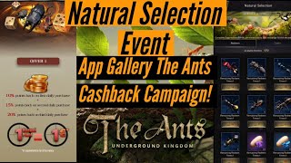Natural Selection Event+ App Gallery The Ants Cashback Campaign! screenshot 5