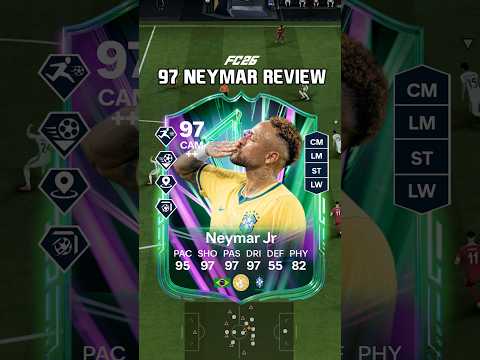 97 Neymar Jr Review in FC 26, arguably the best card in the game 🤩#shorts #neymar #worldcup #fc26