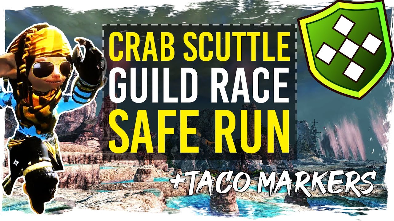 Guild Wars 2 - Guild Race - Crab Scuttle with TacO Markers