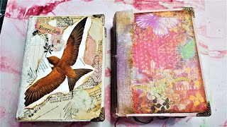 Junk Journal Tutorial! How to Make a Book From a Box! DIY Junk Journal! Part 2! :)The Paper Outpost!