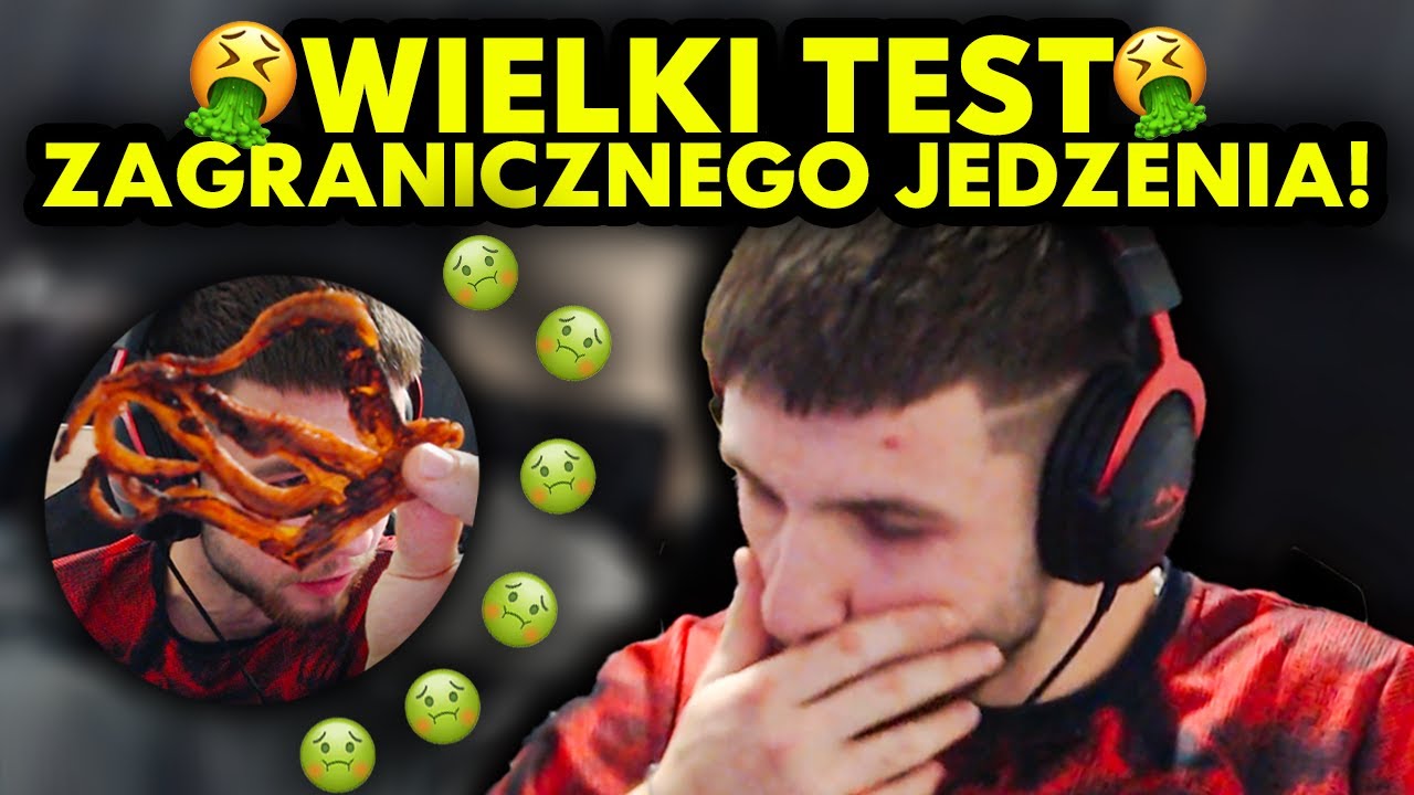 MATISKATER TESTUJE ZAGRANICZNE JEDZENIE! 🤮🤮🤮
