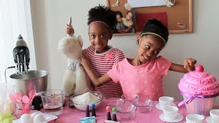 ✿‿✿ How to make Delicious Unicorn Rainbow Cupcakes 🍴 Cooking with kids