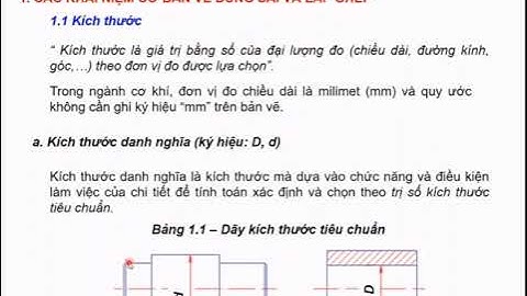 Dung sai kỹ thuật đo - Chương 1: Các khái niệm cơ bản