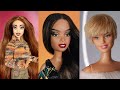 Stunning Makeover Transformation of Barbie ~ Barbie Hairstyles and Dress ~ Wig, Dress, Faceup & More