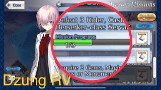 Where to defeat 3 Berserker Class Servants in Master Mission - Fate Grand Order (FGO) NA