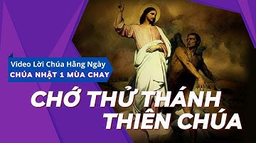 Lời Chúa hằng ngày 06.03.2022: Tin Mừng theo Thánh Lu-ca (Lc 4, 1-13)
