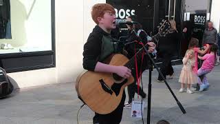 Fionn Whelan Fantastic Cover Riptide by Vance Joy live Grafton Street Dublin another amazing Moment