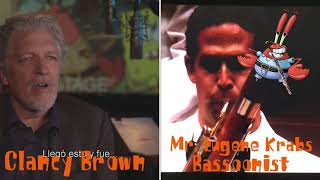 Clancy Brown talks about Mr. Krabs as the Bassoonist