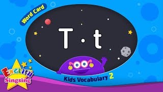 kids vocabulary compilation ver2 words cards starting with t t repeat after ting sound