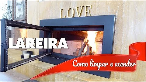 Como fechar uma lareira?