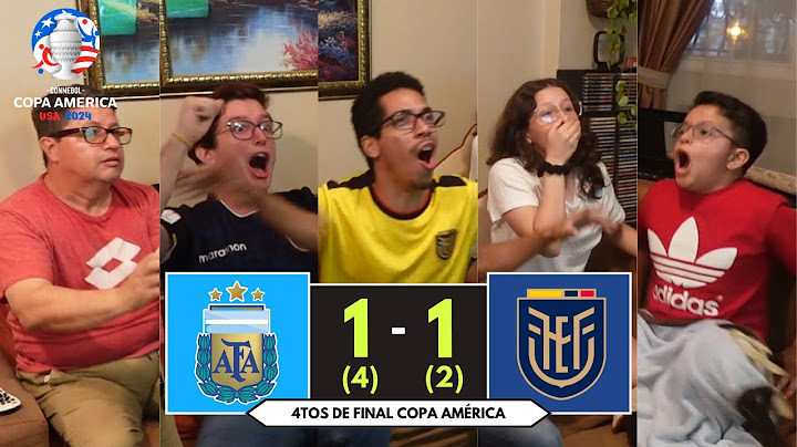 ARGENTINA 1 (4) vs ECUADOR 1 (2) || CUARTOS DE FINAL COPA AMÉRICA USA 2024
