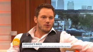 Chris Pratt Jurassic World Good Morning Britain 2015