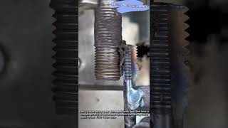 Quick Fix: Repairing Stripped Bolt Threads #worker #process #restoration #maintenance #repair
