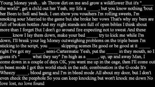 Eminem- No Love Feat. Lil Wayne (Clean Version w/ Lyrics)