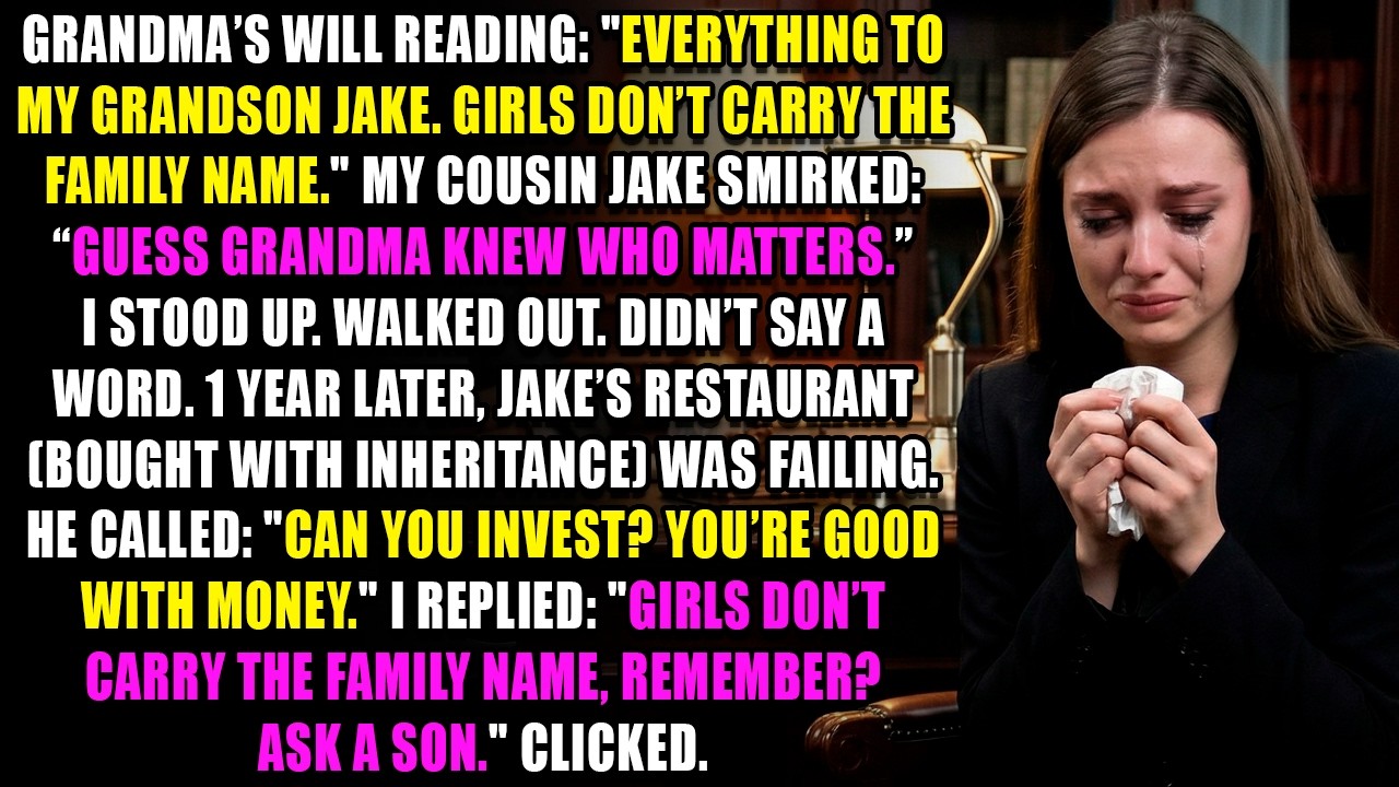 GRANDMA’S WILL READING: 