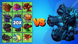 PVZ 1 Fusion 3.7 Challenge!! | New Fusion Mod Plants Vs Obsidian Gargantuar 1M HP - Who Will Win?