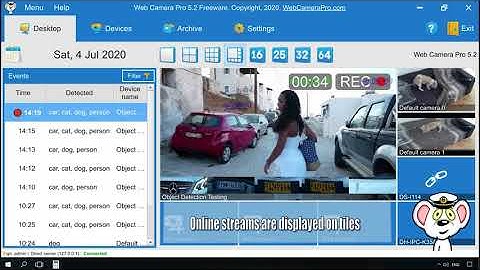 How to detect objects in Video surveillance software?