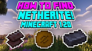 How to Find Netherite in Minecraft 1.20 - All The Mods 9 - ATM9 - Netherite Charm!