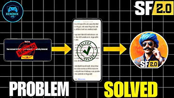 Scarfall 2.0 id ban without any reason 🤬 problem solved ✨ || scarfall id ban problem 🤡  | solved ♾️