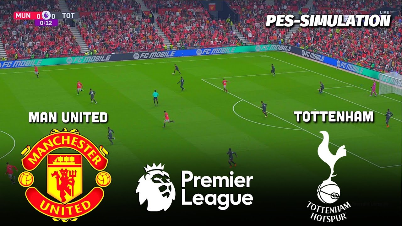 Manchester United vs Tottenham Hotspur - English Premier League 2025 | PES 21 Simulation