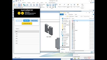 Solid Edge Macro - Export multiple PDFs