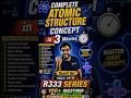 #Atomicstructure quick revision in 3 minutes by #Sunilnainsir #BeWiseclasses #R333Series #ReNEET2026