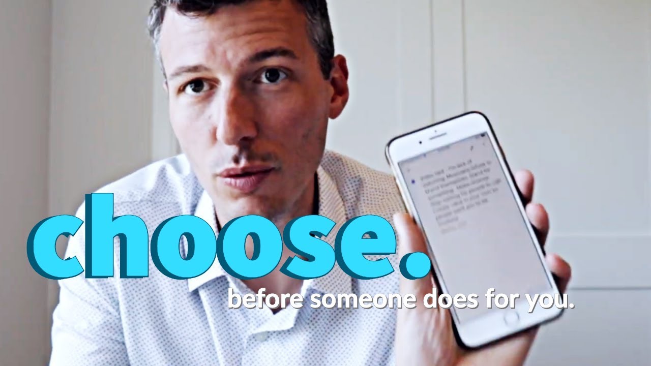 It's YOUR time to CHOOSE | Why you need to take control of your jazz career