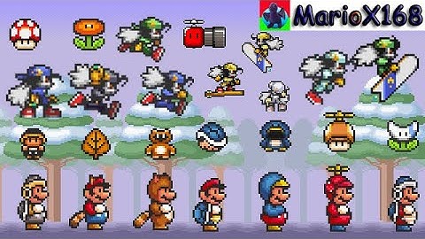 Power Up Mario 11 Klonoa - Super Mario Bros. X - SMBX - All Power-Ups - New Mario Maker