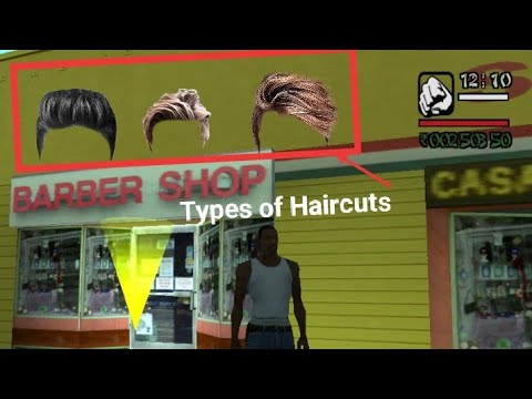 Types of Haircuts in GTA San Andreas - YouTube