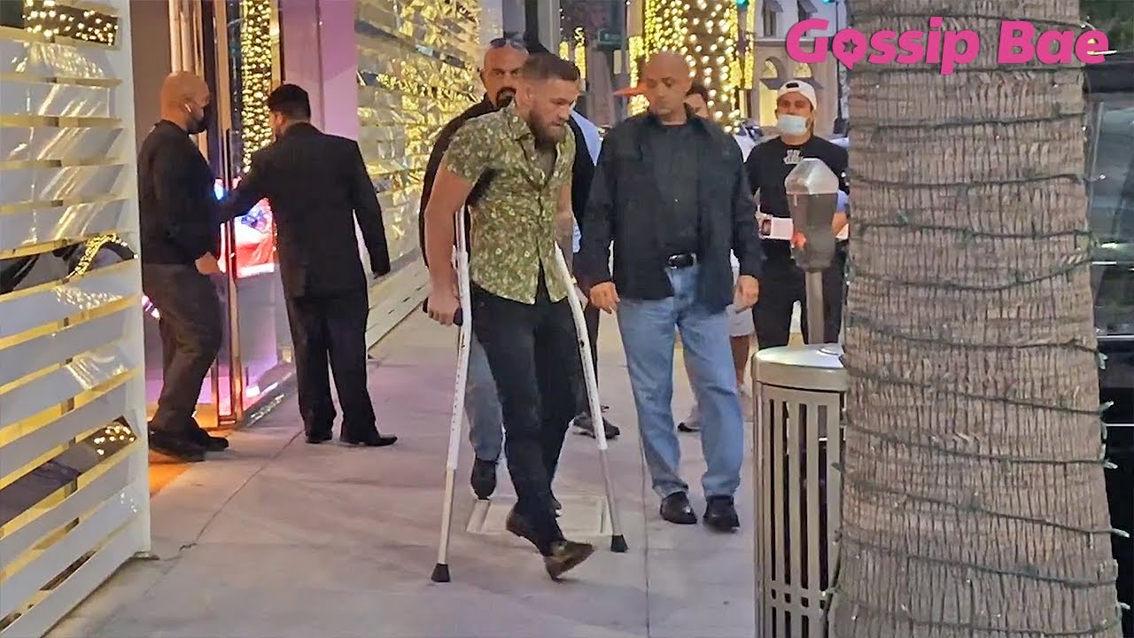 Conor McGregor goes shopping at Louis Vuitton in Beverly Hills - Gossip Bae  