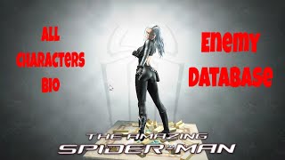 The Amazing Spider-Man -All Characters Bios / Enemy Database