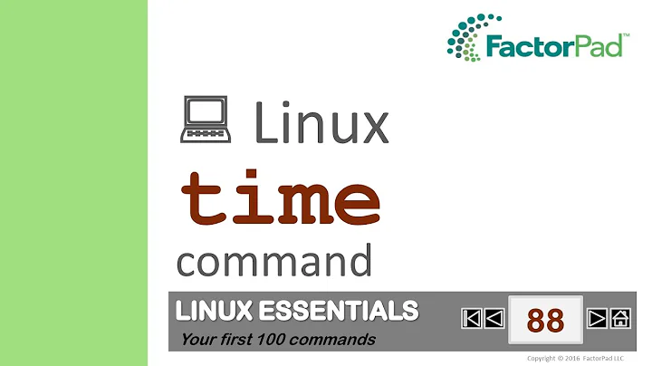 Linux time command summary with examples