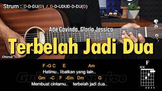 Terbelah Jadi Dua - Ade Govinda, Gloria Jessica | Tutorial Chord Gitar Mudah dan Lirik
