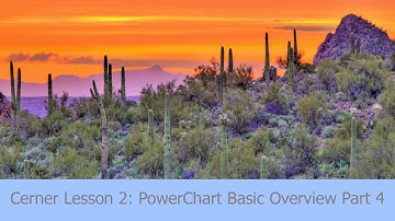 Cerner Demo 02 PowerChart Basic Overview Part4