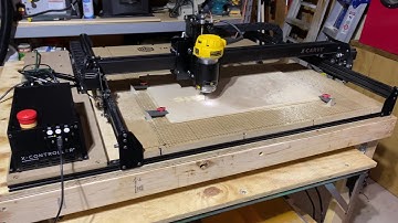 ⚙️ The new X-Carve 1000x1000 CNC router is up and running.