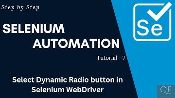 Select Dynamic Radio button in selenium | Java | Tamil | QE Tech