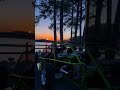 best sunset with the moon🌔🌛🌚🌗#Lakeacworth #georgia #automobile #dunebuggy #hotrod