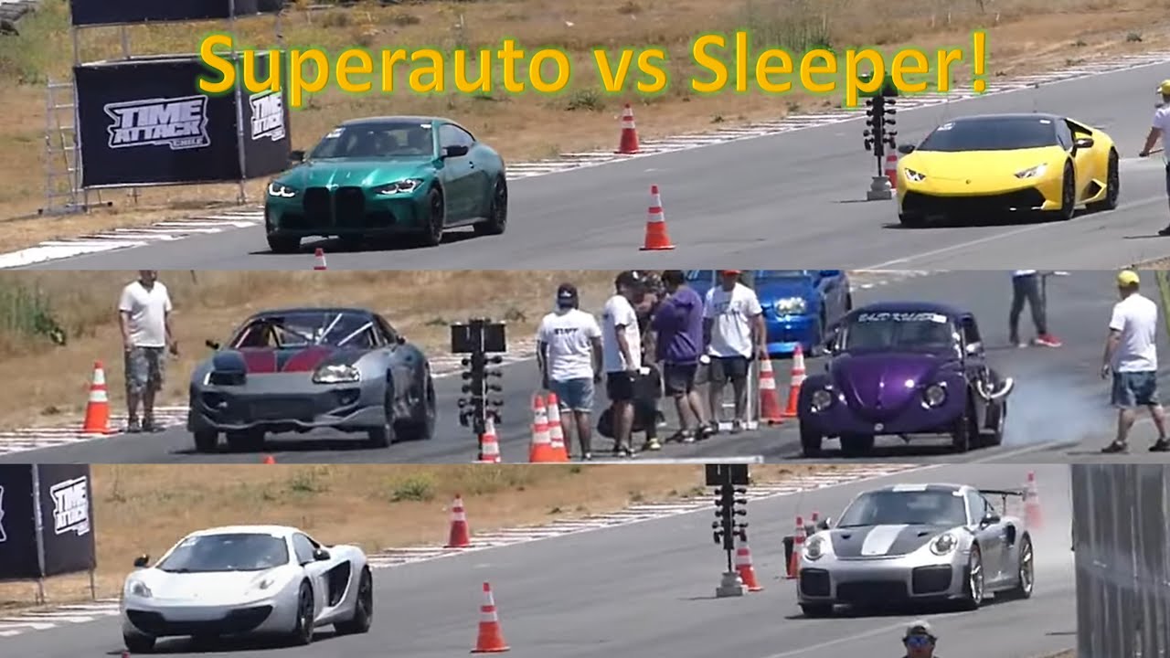 SUPERCARS VS SLEEPERS +1000HP EN CHILE! TIMEATTACKCHILE - YouTube