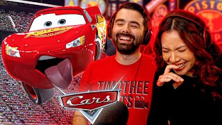 CARS IS TOP TIER ANIMATION! Cars Movie Reaction! LIGHTING MCQUEEN IS KACHOW