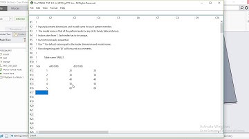 Table Pattern in PTC-Creo Parametric Tutorial