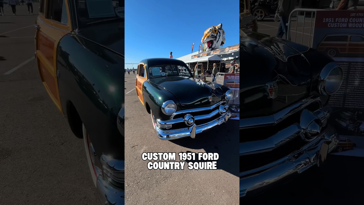 1951 Ford Country Squire Custom Woody Wagon SOLD AT BARRETT-JACKSON