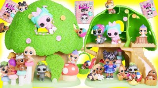 LOL OMG Makeover DIY Custom Acorn Tree House OMG Boy