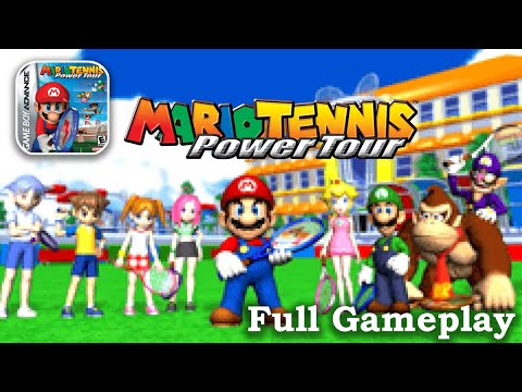 Mario Tennis Power Tour Full Gameplay Walkthrough (Singles, No Commentary)