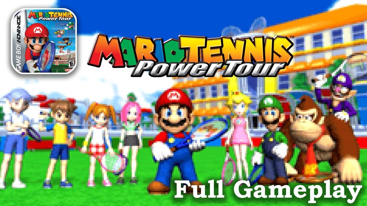 Mario Tennis Power Tour Full Gameplay Walkthrough (Singles, No Commentary)  - YouTube