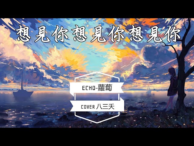 想见你想见你想见你 -ECHO-蘿蔔 溫柔女生版 (COVER 八三夭) 【想见你 只想见你 未来过去 我只想见你，穿越了 千个万个 时间线里 人海里相依】動態歌詞 class=