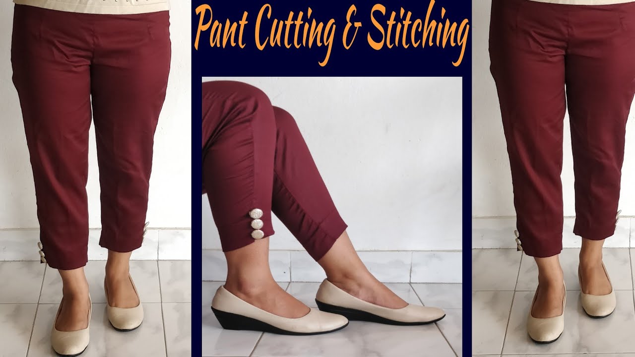 Women Pant बनन सख Ladies Pant Cutting and Stitching  Very Easy    trouser design In Hindi  YouTube