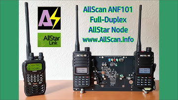AllScan ANF101 Full Duplex AllStar Node Demo Retevis RT85 AllStarLink ASL3 ANF101-M Dell Wyse 3040