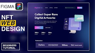 NFT Web Design in Figma | Beginners Tutorial